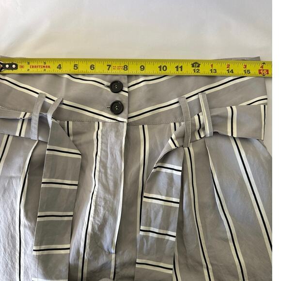 La Fee Maraboutee Striped  High Rise Pants Gray Size 40 - Picture 8 of 9